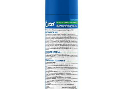 Cutter Backwoods Insect Repellent Aerosol Spray Limited Edition Patriotic 6 Ounces (Pack Of 2)