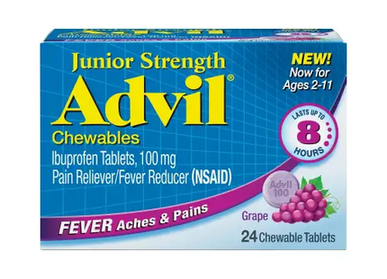 ju strength advil tablets