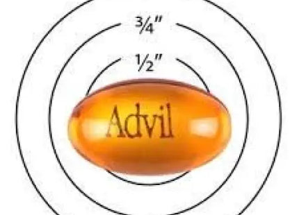 Advil Pain Reliever 200 MG Ibuprofen Liquid Filled Capsules Migraine - 20 ct (Pack Of 72) - Health & Beauty > Care