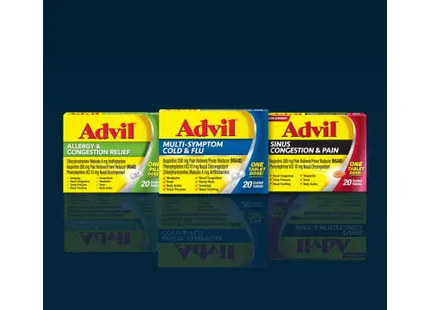 Advil Sinus Congestion & Pain Relief Fever Reducer 10 Ct (Pack Of 1) - Health Beauty > Care Medicine Drugs