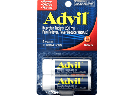 Advil Tablets Pain Reliever Fever Reducer Ibuprofen 200mg 10ct (2 Pack) - Health Care > Over-the-Counter Medication &