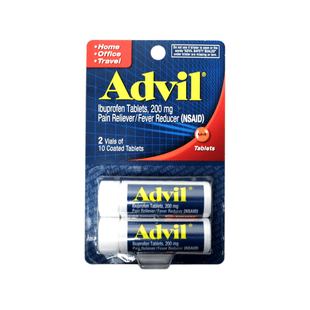 Advil Tablets Pain Reliever Fever Reducer Ibuprofen 200mg 10ct (2 Pack) - Health Care > Over-the-Counter Medication &