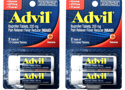 Advil Tablets Pain Reliever Fever Reducer Ibuprofen 200mg 10ct (4 Pack) - Health Care > Over-the-Counter Medication &