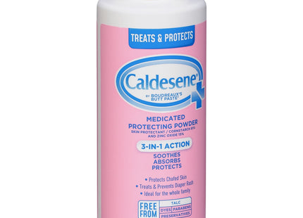 Caldesene Medicated Protecting Body Powder with Zinc Oxide and Cornstarch, Talc Free, 5 Oz (Pack Of 3)