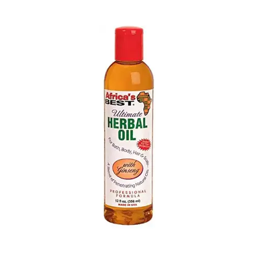 a bottle of herbal oil