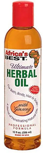 a bottle of herbal oil