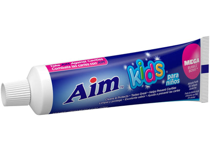 Aim Kids Gel Fluoride Toothpaste Mega Bubble Berry 4.4oz (2 Pack) - Personal Care > Oral