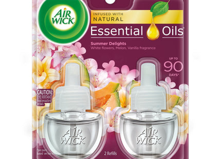 Air Wick Plug in Scented And Essential Oil Refill Summer Delights 2ct (2 Pack) - Household Supplies > Home Fragrances