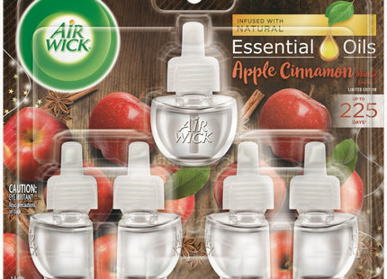 Air Wick Plugin Scented Essential Oil Refill Apple Cinnamon Medley 5ct (4 Pack) - Household Supplies > Home Fragrances