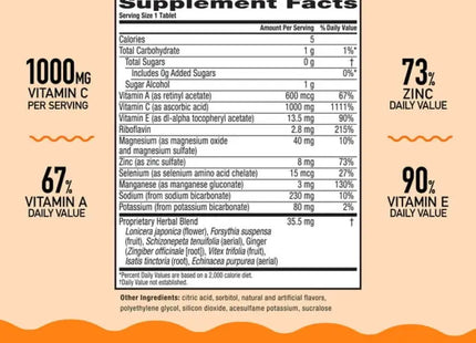 a nutrition label for a nutritional label