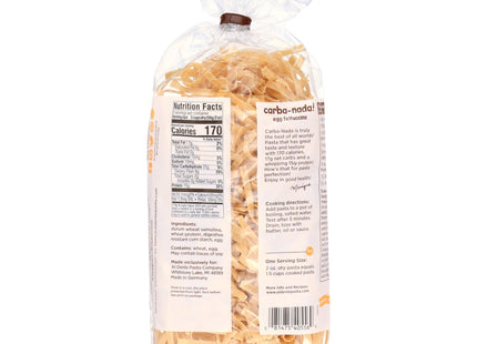Al Dente Carba-Nada Egg Fettuccine Noodles 10-Oz Bags (24 Pack) - Food & Beverages > Pasta Grains Cereals