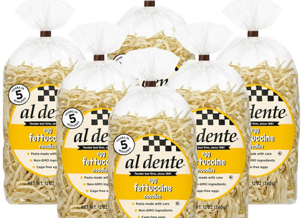 Al Dente Carba-Nada Egg Fettuccine Noodles 10-Oz Bags (24 Pack) - Food & Beverages > Pasta Grains Cereals