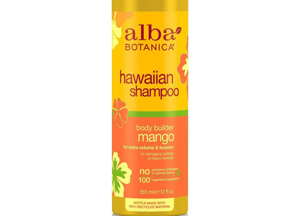 Alba Botanica Body Builder Mango Natural Hawaiian Moistur Shampoo 12oz (2 Pack) - Personal Care > Hair & Styling