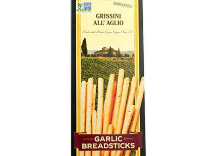 Alessi Autentico Garlic Breadsticks 4.4oz (10 Pack) - Food & Beverages > Pantry Crackers Crispbread