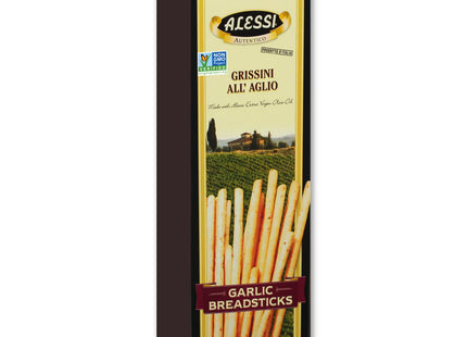 Alessi Autentico Garlic Breadsticks 4.4oz (10 Pack) - Food & Beverages > Pantry Crackers Crispbread