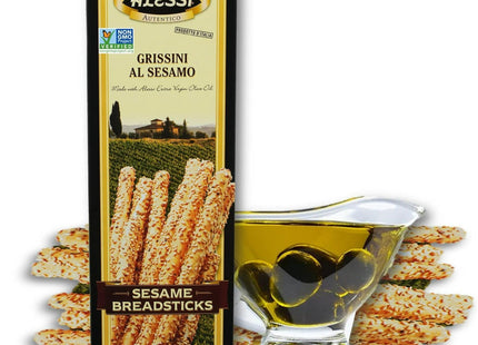 Alessi Autentico Garlic Breadsticks 4.4oz (2 Pack) - Food & Beverages > Pantry Crackers Crispbread