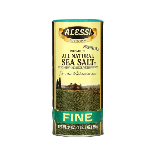 ALESSI Fine Mediterranean Sea Salt 24 OZ (Pack Of 12) - Food Beverages & Tobacco > Items Seasonings Spices