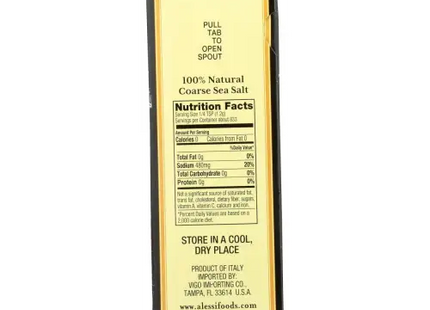 Alessi Natural Mediterranean Coarse Sea Salt 24 Ounces (Pack Of 1) - Food Beverages & Tobacco > Items Seasonings Spices