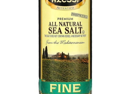 ALESSI Fine Mediterranean Sea Salt 24 OZ (PacK Of 24) - Food Beverages & Tobacco > Items Seasonings Spices