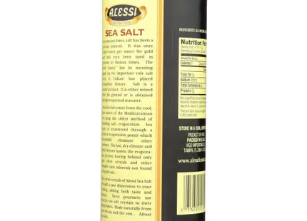 Alessi Natural Mediterranean Coarse Sea Salt 24 Ounces (Pack Of 2) - Food Beverages & Tobacco > Items Seasonings Spices