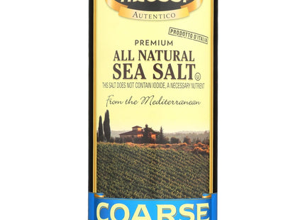 Alessi Premium All Natural Coarse Sea Salt Adds Taste & Texture 24oz - Food Beverages > Herbs Spices Seasonings