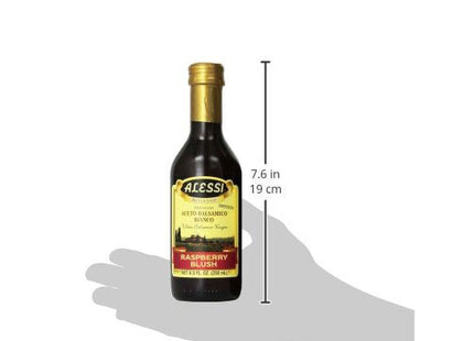 Alessi Vinegar White Balsamic VinegarRaspberry Blush 8.5oz - Food & Beverages > Condiments Sauces