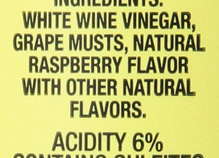 Alessi Vinegar White Balsamic VinegarRaspberry Blush 8.5oz - Food & Beverages > Condiments Sauces