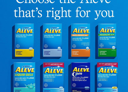 Aleve Naproxen Pain Reliever & Fever Reducer Tablets 10ct (12 Pack) - Health Care > Over-the-Counter Medication Relief