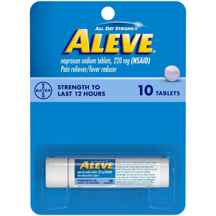 Aleve Naproxen Pain Reliever & Fever Reducer Tablets 10ct (4 Pack) - Health Care > Over-the-Counter Medication Relief