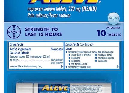 aleve pain relief tablets