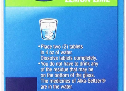 Alka-Seltzer Lemon Lime Effervescent Antacid Tablets With Aspirin 36ct (10 Pack) - Health Care > Over-the-Counter