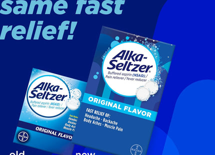 Alka-seltzer Original Antacid Pain Relief Effervescent Tablets 24ct - Health Care > Over-the-Counter Medication & Fever