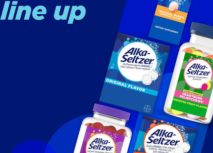 Alka Seltzer Original Effervescent Tablets 24 Count (PacK Of 24) - Health & Beauty > Personal Care Hair Styling Products