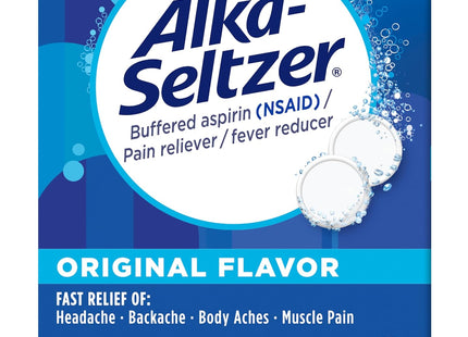 Alka Seltzer Original Effervescent Tablets 24 Count (Pack Of 12) - Health & Beauty > Care Medicine Drugs