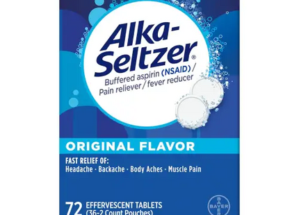 Alka Seltzer Original Effervescent Tablets 24 Count (PacK Of 24) - Health & Beauty > Personal Care Hair Styling Products