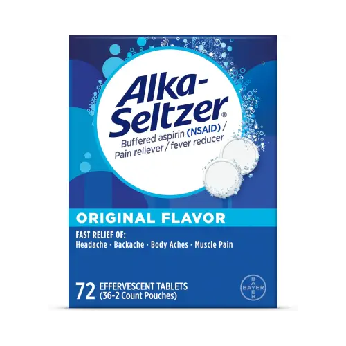 Alka Seltzer Original Effervescent Tablets 24 Count (PacK Of 24) - Health & Beauty > Personal Care Hair Styling Products