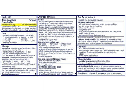 Alka-Seltzer Plus Powerfast Fizz Severe Cold & Flu Tablets Citrus 24ct (12 Pack) - Health Care > Coughing Sore Throats