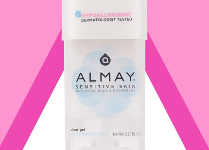 Almay Hypoallergenic Clear Gel AntiPerspirant Deodorant unscented 2.25oz - Personal Care > Bath & Body Anti-Perspirant