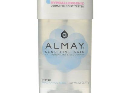 Almay Hypoallergenic Clear Gel AntiPerspirant Deodorant unscented 2.25oz (12 Pack) - Personal Care > Bath & Body