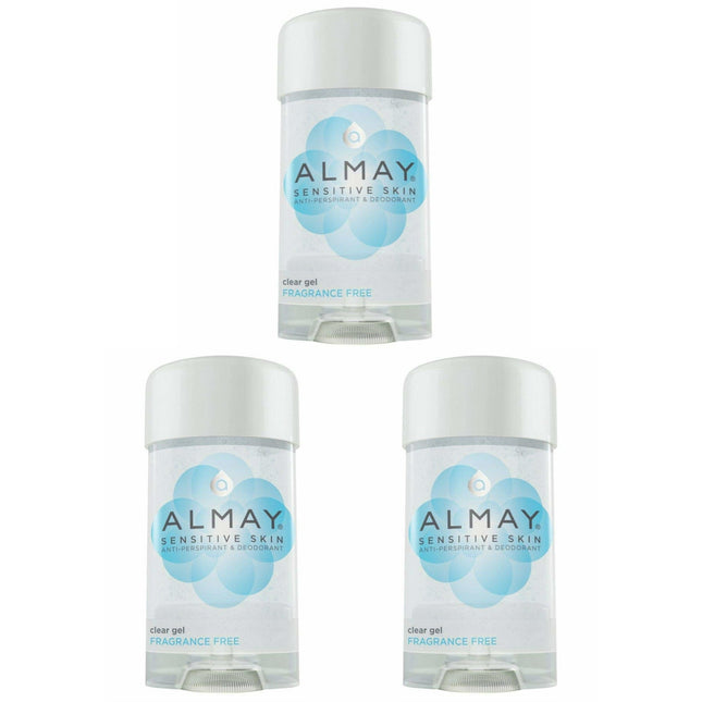 Almay Hypoallergenic Clear Gel AntiPerspirant Deodorant unscented 2.25oz (3 Pack) - Personal Care > Bath & Body