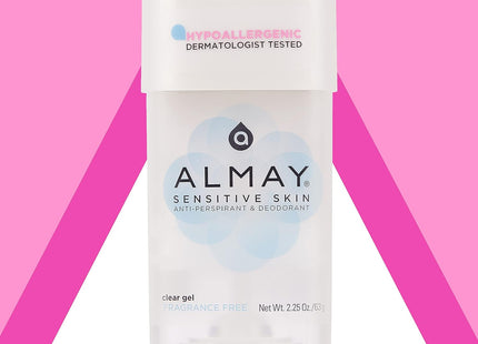 Almay Hypoallergenic Clear Gel AntiPerspirant Deodorant unscented 2.25oz (12 Pack) - Personal Care > Bath & Body