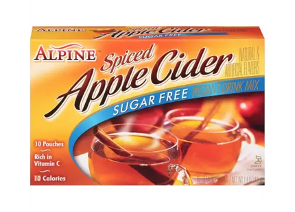 Alpine Spiced Apple Cider Sugar Free Instant Drink Mix 1.4 Ounce (Pack Of 12) - Food Beverages & Tobacco > Alcoholic