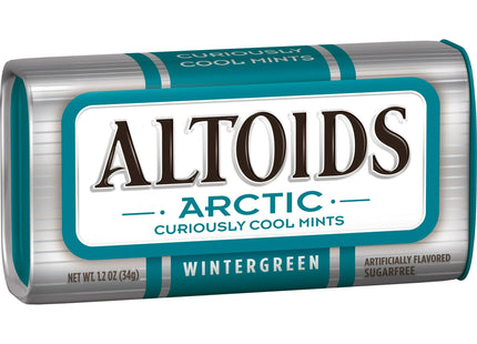 Altoids Arctic Curiously Cool Mints Wintergreen Tin 1.2Oz (12 Pack) - Food & Beverages > Sweets Chocolate Gums Breath