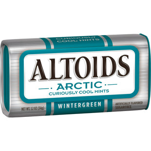 Altoids Arctic Curiously Cool Mints Wintergreen Tin 1.2Oz (12 Pack) - Food & Beverages > Sweets Chocolate Gums Breath