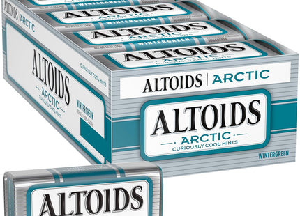 Altoids Arctic Curiously Cool Mints Wintergreen Tin 1.2Oz (8 Pack) - Food & Beverages > Sweets Chocolate Gums Breath