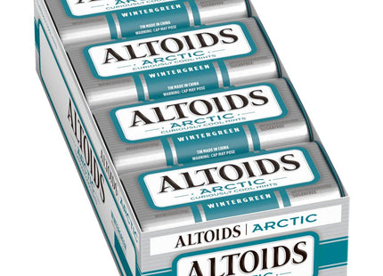 Altoids Arctic Curiously Cool Mints Wintergreen Tin 1.2Oz (8 Pack) - Food & Beverages > Sweets Chocolate Gums Breath