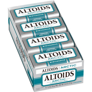 Altoids Arctic Curiously Cool Mints Wintergreen Tin 1.2Oz (8 Pack) - Food & Beverages > Sweets Chocolate Gums Breath