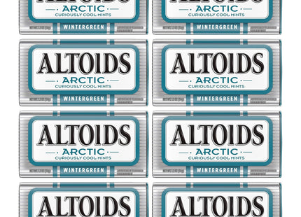 Altoids Arctic Curiously Cool Mints Wintergreen Tin 1.2Oz (8 Pack) - Food & Beverages > Sweets Chocolate Gums Breath