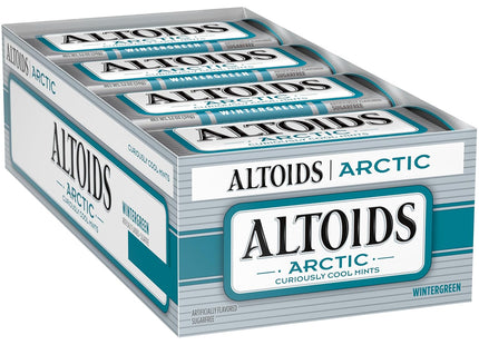 Altoids Arctic Curiously Cool Mints Wintergreen Tin 1.2Oz (8 Pack) - Food & Beverages > Sweets Chocolate Gums Breath