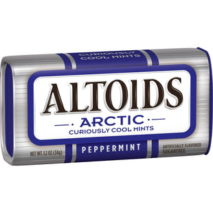 Altoids Arctic Peppermint Sugar Free Breath Mints Tin 1.2oz (2 Pack) - Food & Beverages > Sweets Chocolate Gums